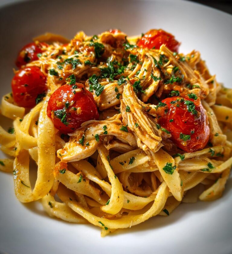 Chicken and Tomato Alfredo