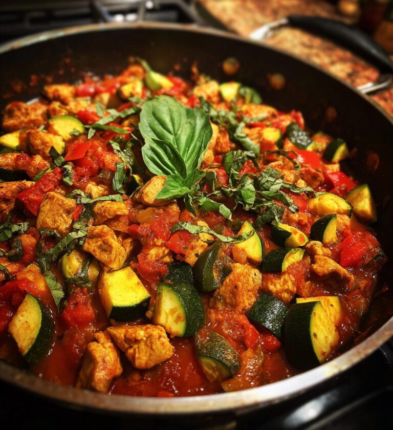 Chicken and Zucchini Arrabbiata