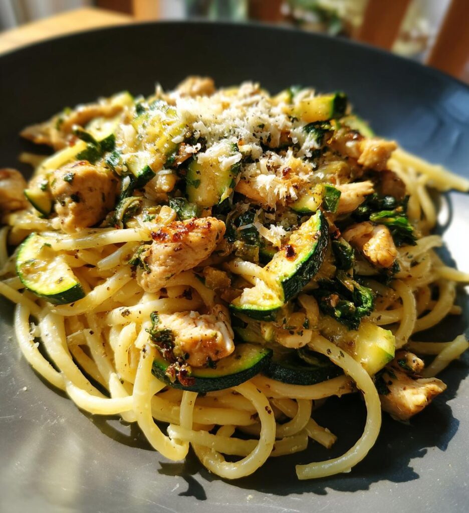 Chicken and Zucchini Pasta