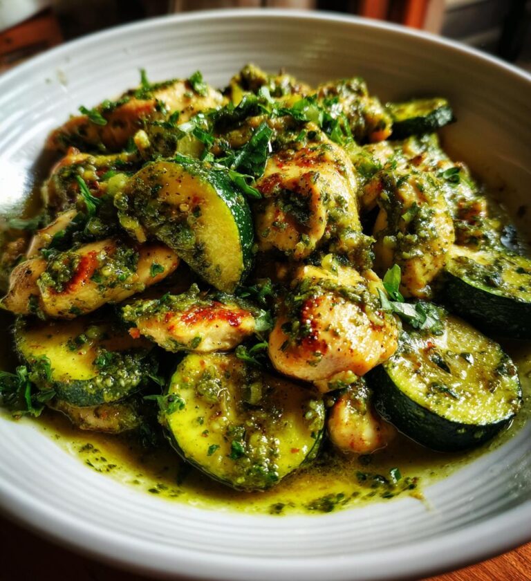 Chicken and Zucchini Pesto