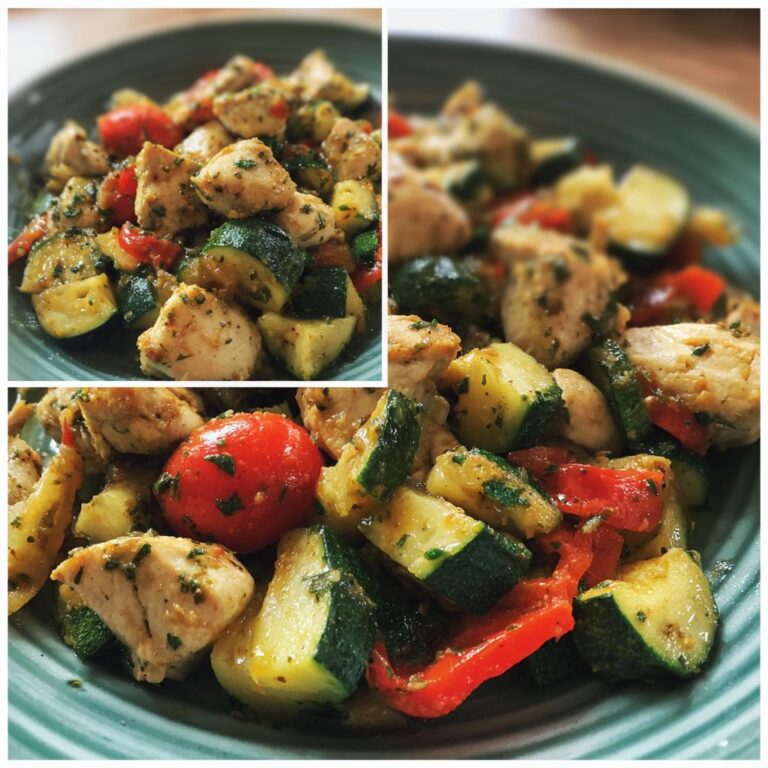 Chicken and Zucchini Primavera