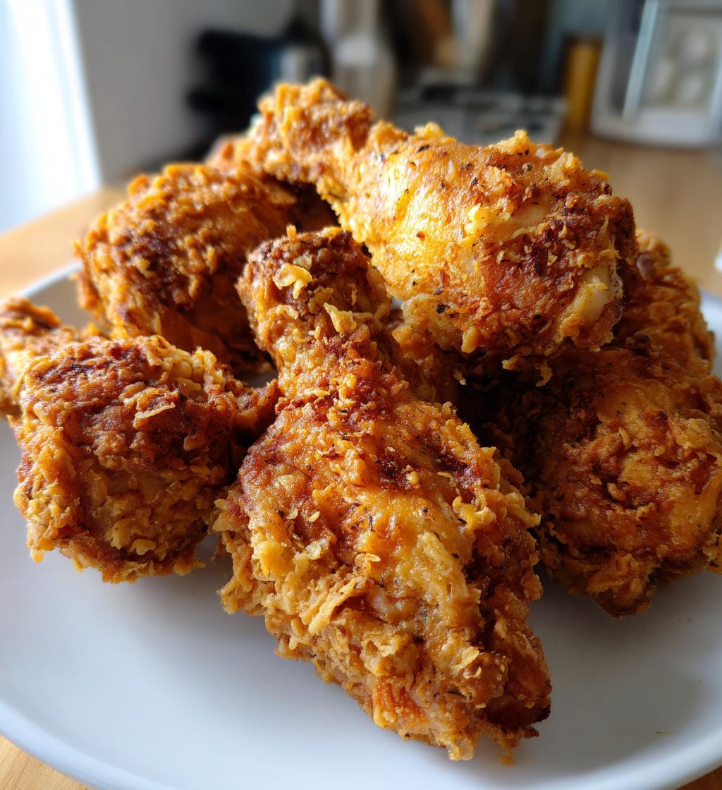 Crispy Dill Fried Chicken