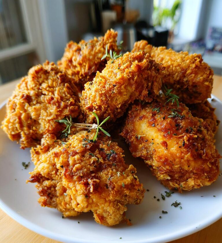 Crispy Herb Fried Chicken
