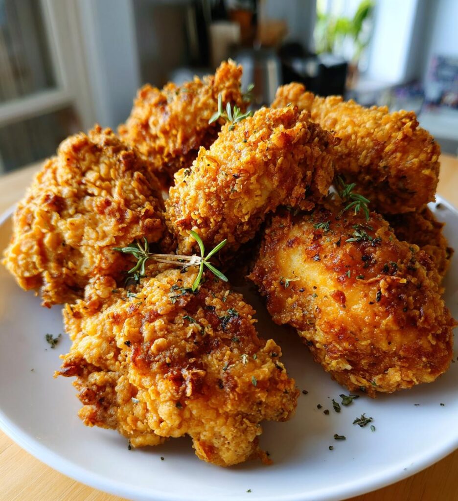 Crispy Herb Fried Chicken