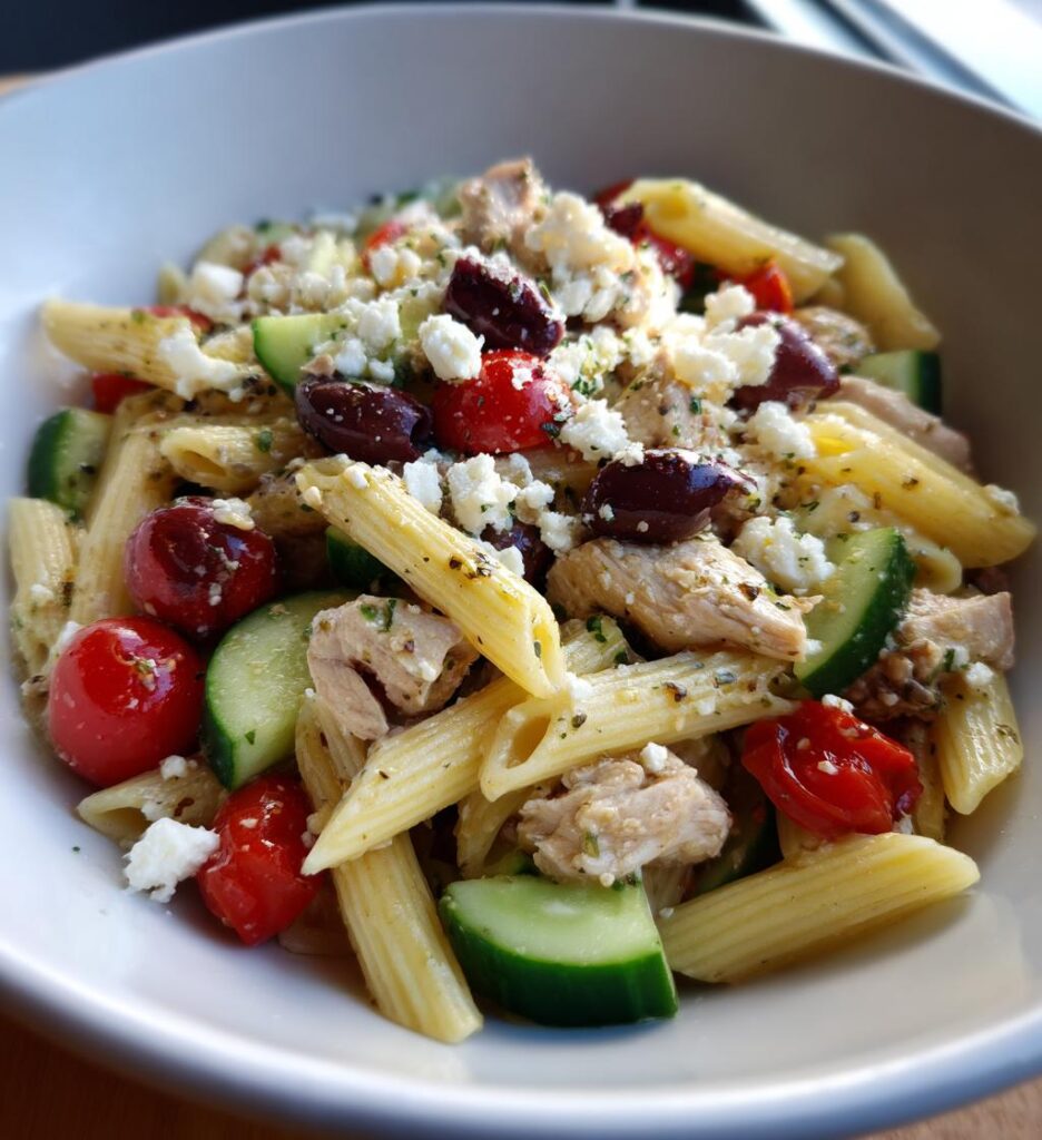 Greek Chicken Pasta