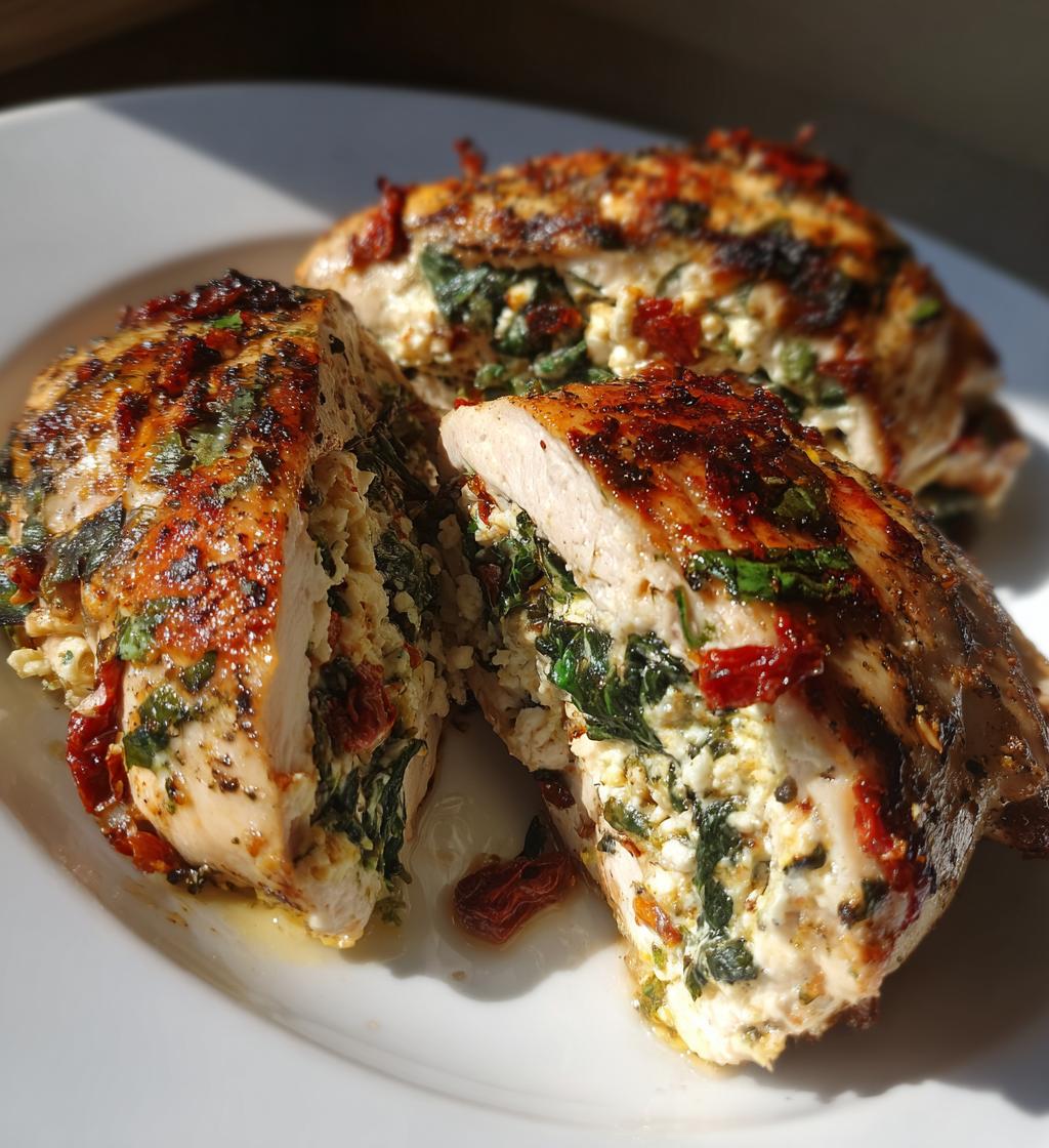 Greek Stuffed Chicken