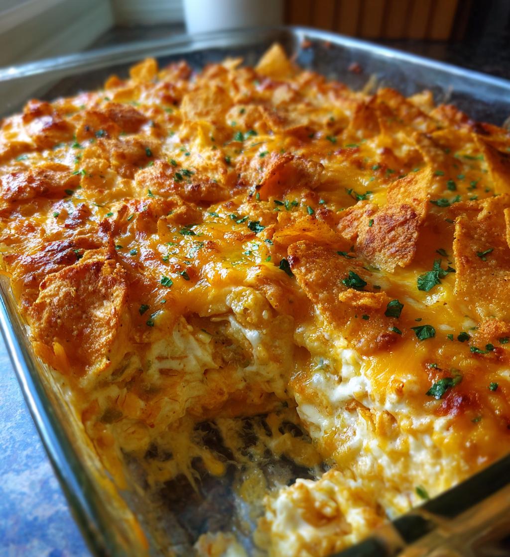 Green Chile Chicken Bake