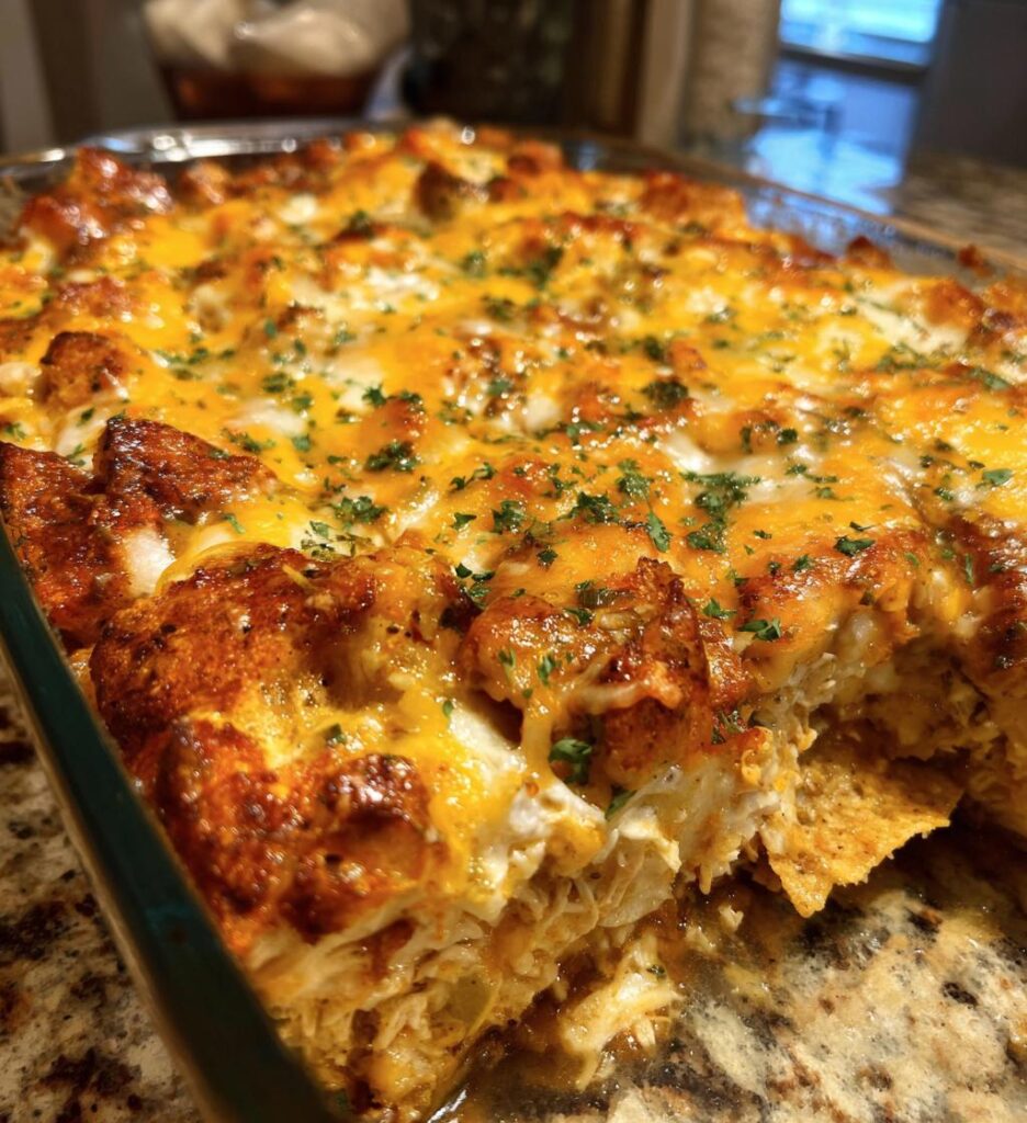 Green Chile Chicken Bake