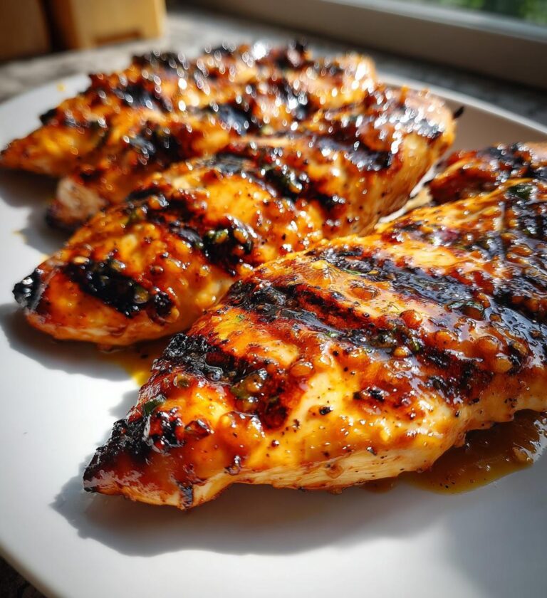 Grilled Chicken with Honey Mustard Sauce