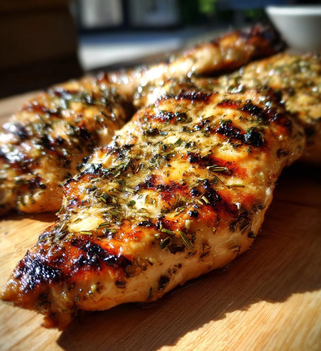 Grilled Chicken with Italian Seasoning