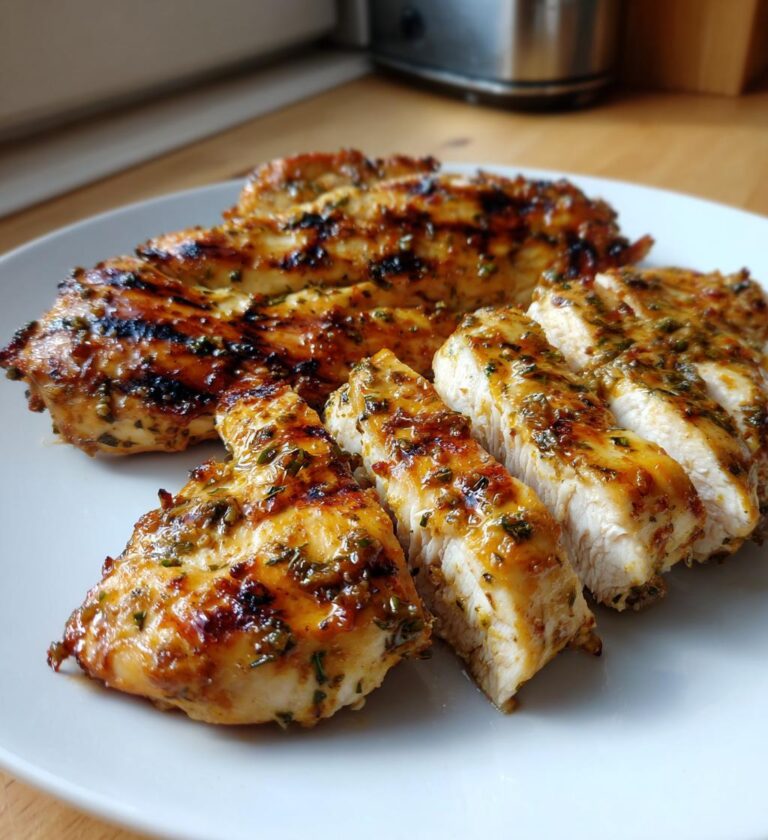 Grilled Chicken with Lemon Cinnamon Marinade