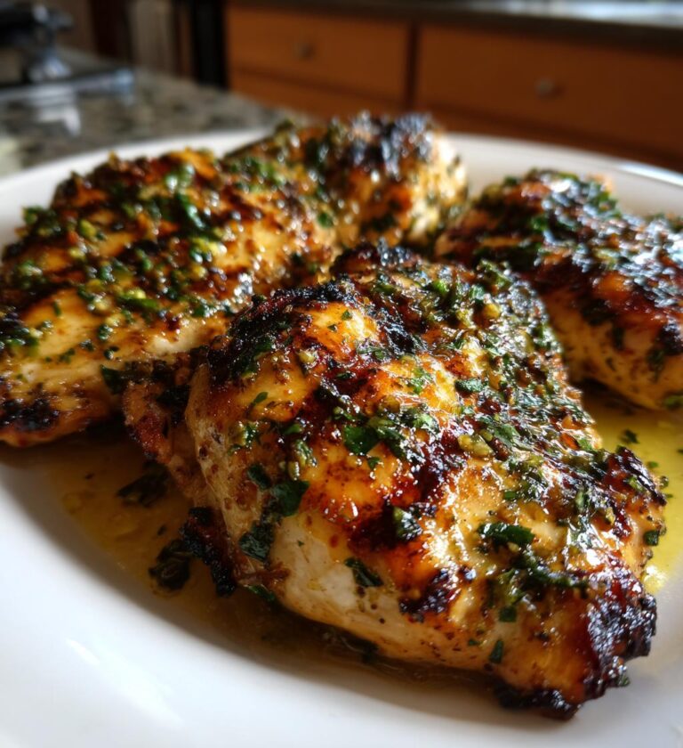 Grilled Chicken with Lemon Cumin and Garlic Marinade