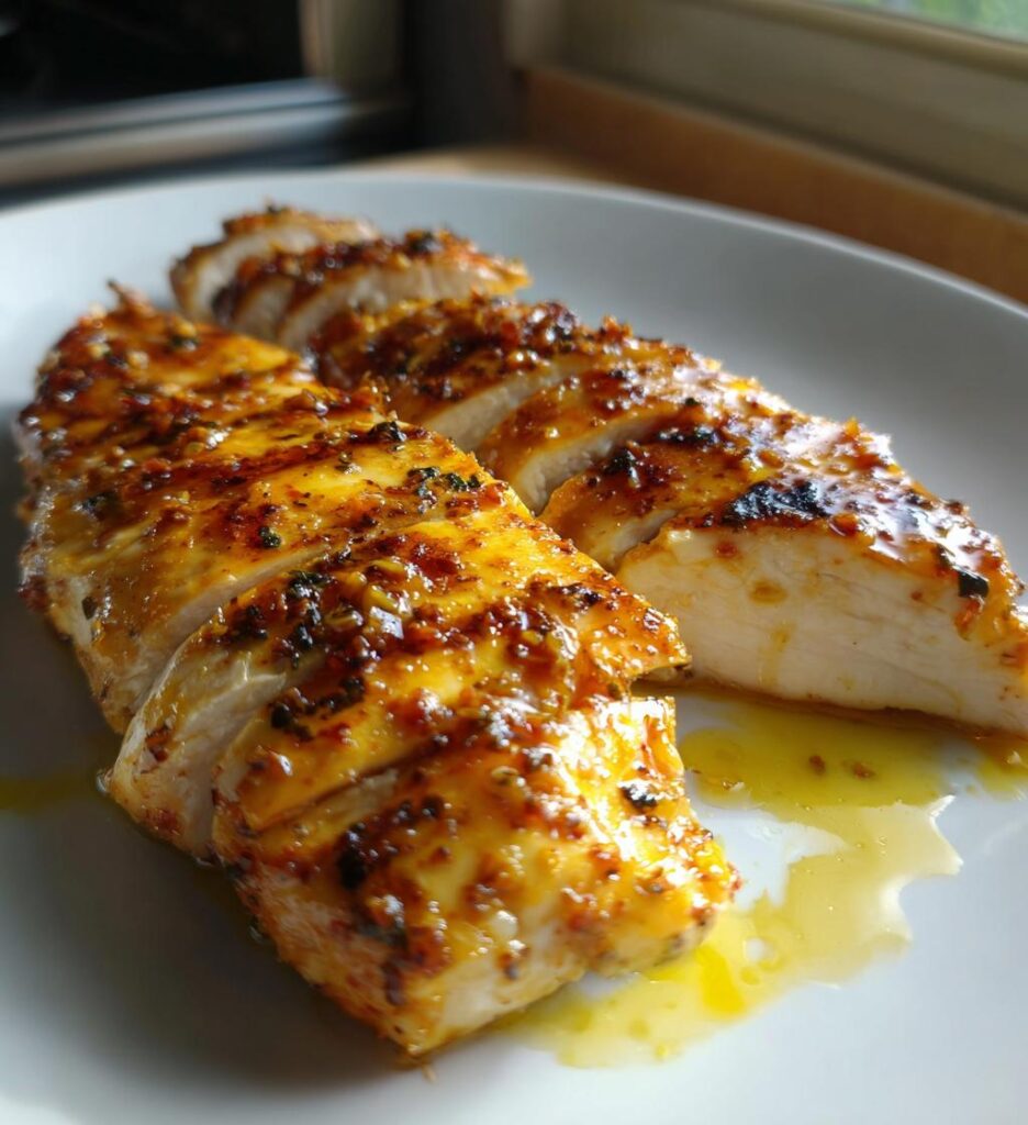 Grilled Chicken with Lemon Ginger and Garlic Marinade