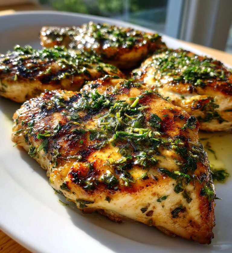 Grilled Chicken with Lemon Herb Marinade