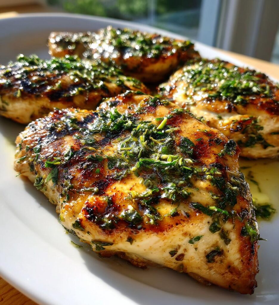 Grilled Chicken with Lemon Herb Marinade