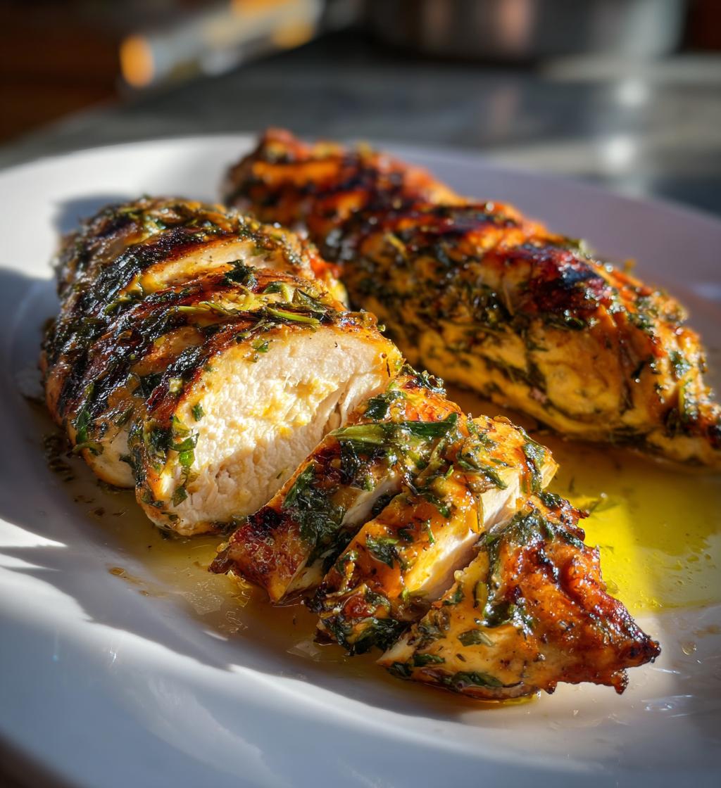 Grilled Chicken with Lemon Oregano Marinade