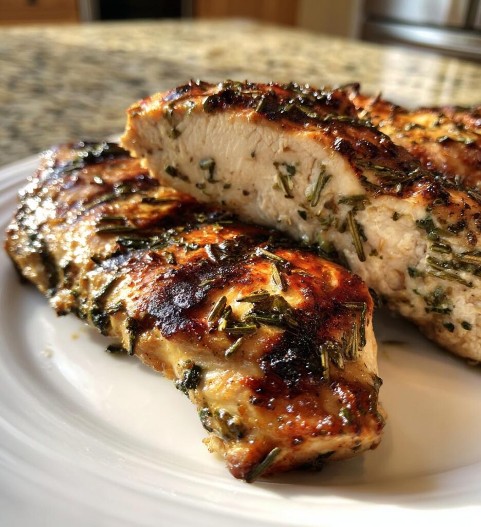 Grilled Chicken with Lemon Rosemary Marinade