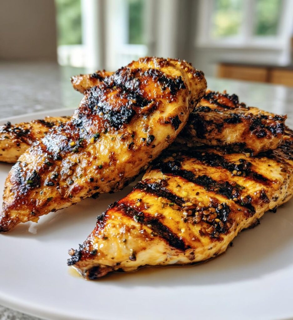Grilled Chicken with Lemon Star Anise Marinade