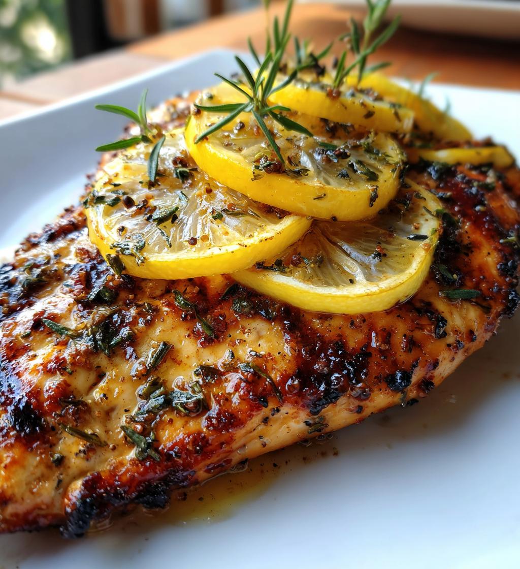 Grilled Chicken with Lemon Star Anise and Garlic Marinade