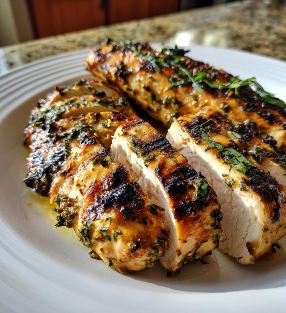 Grilled Chicken with Ranch Marinade