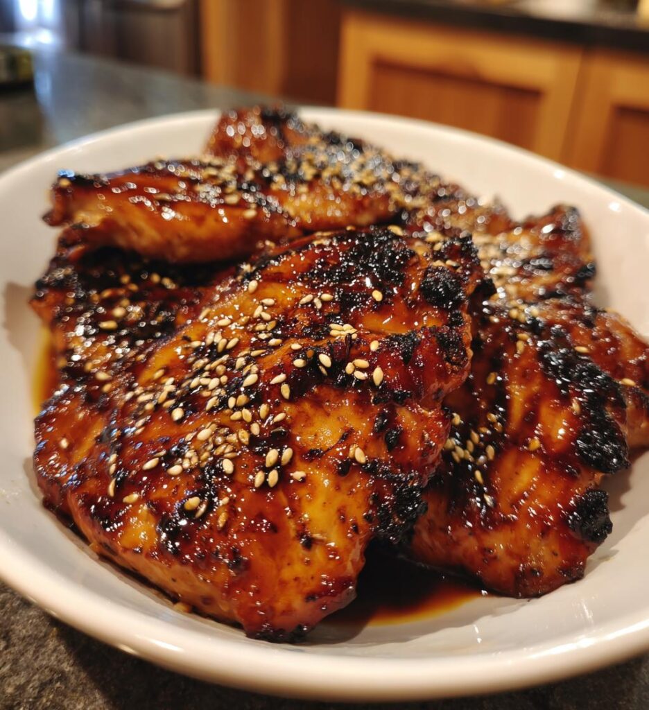 Grilled Chicken with Teriyaki Sauce