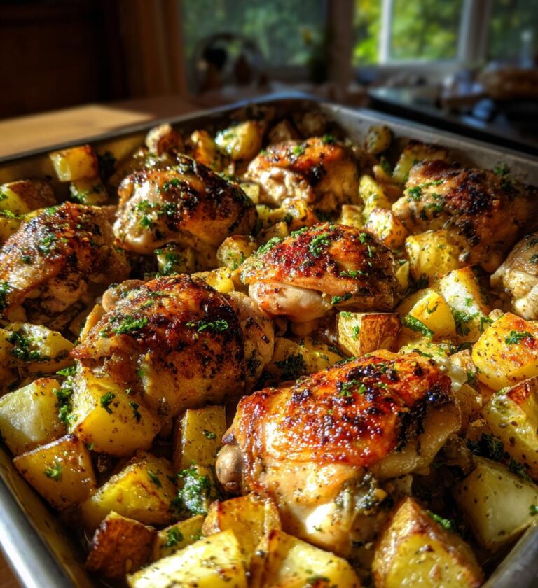 Million Dollar Baked Chicken and Potatoes