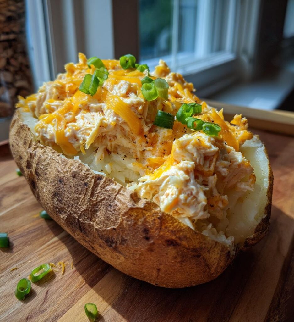 Million Dollar Chicken Stuffed Baked Potatoes