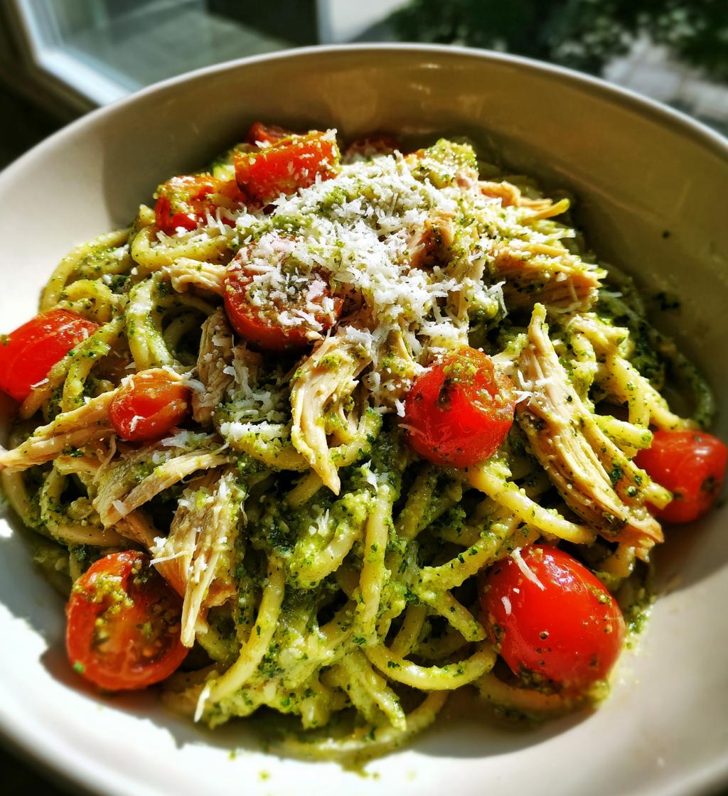 Pesto Pasta with Chicken