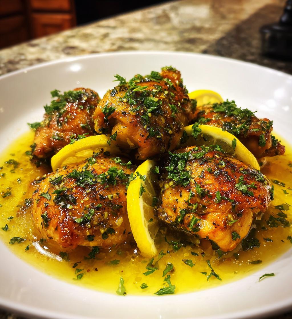 Slow Cooker Italian Lemon Chicken