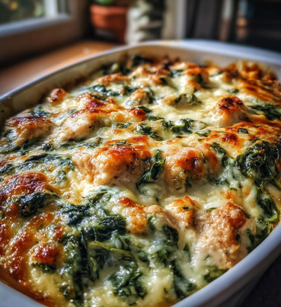 Spinach & Chicken Bake
