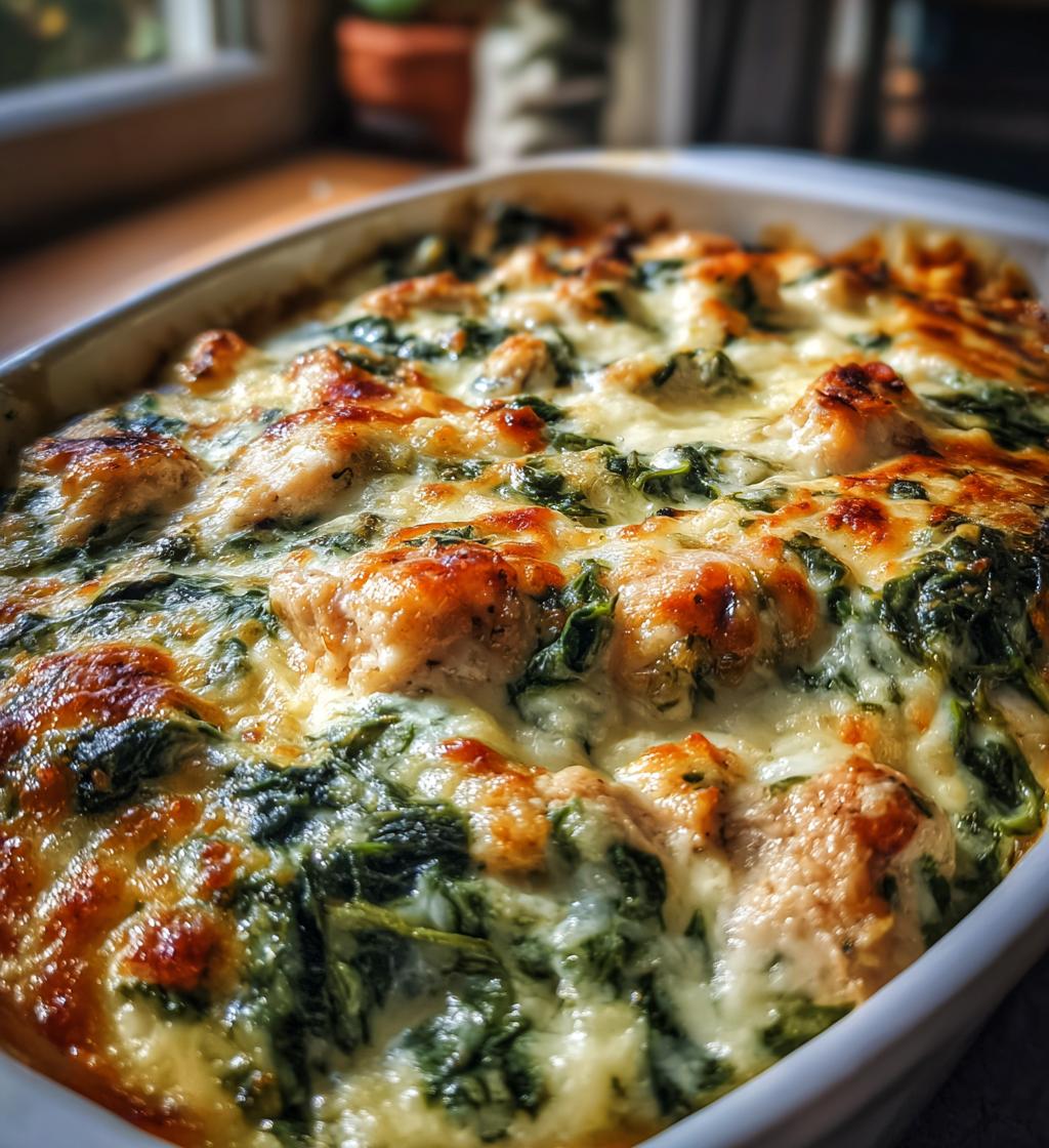 Spinach & Chicken Bake