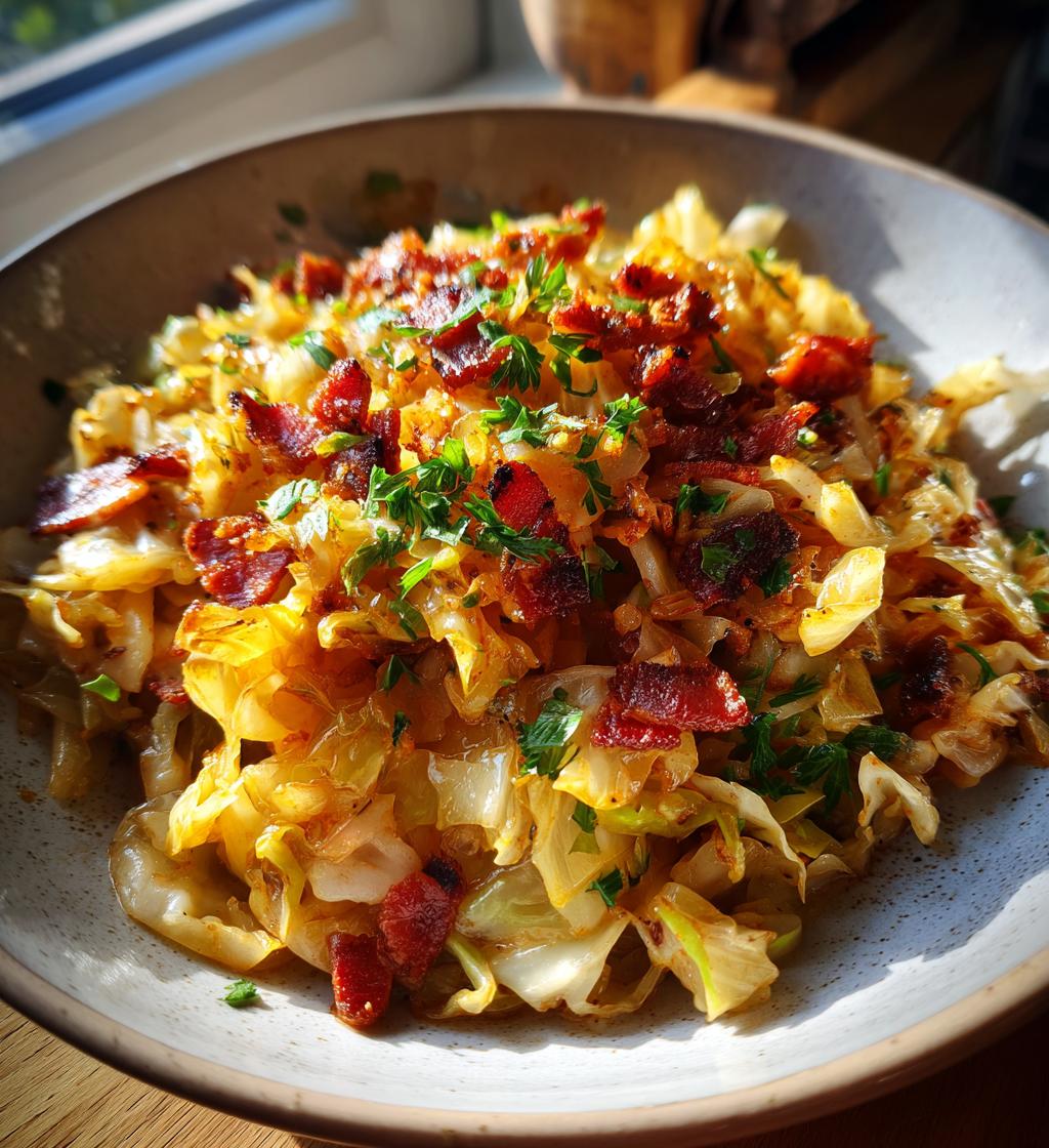 Bacon and Cabbage in the Slow Cooker