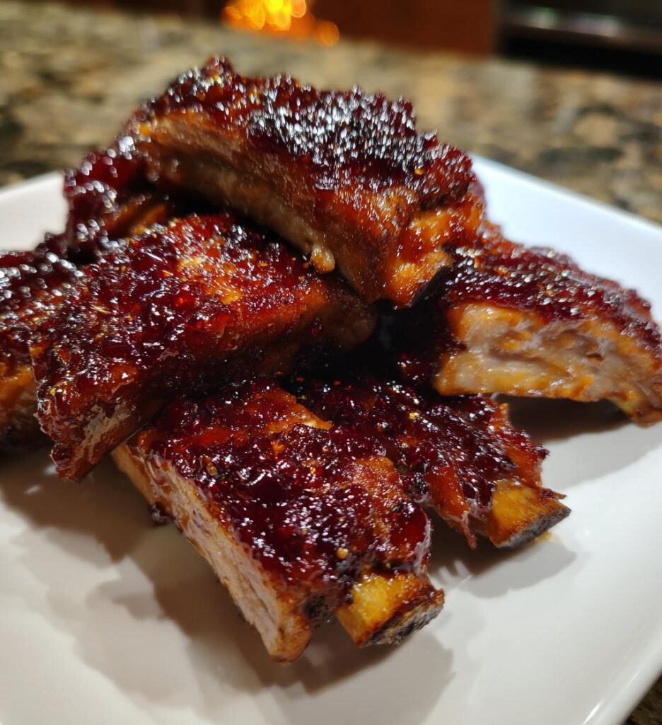 Blackberry-Glazed Ribs