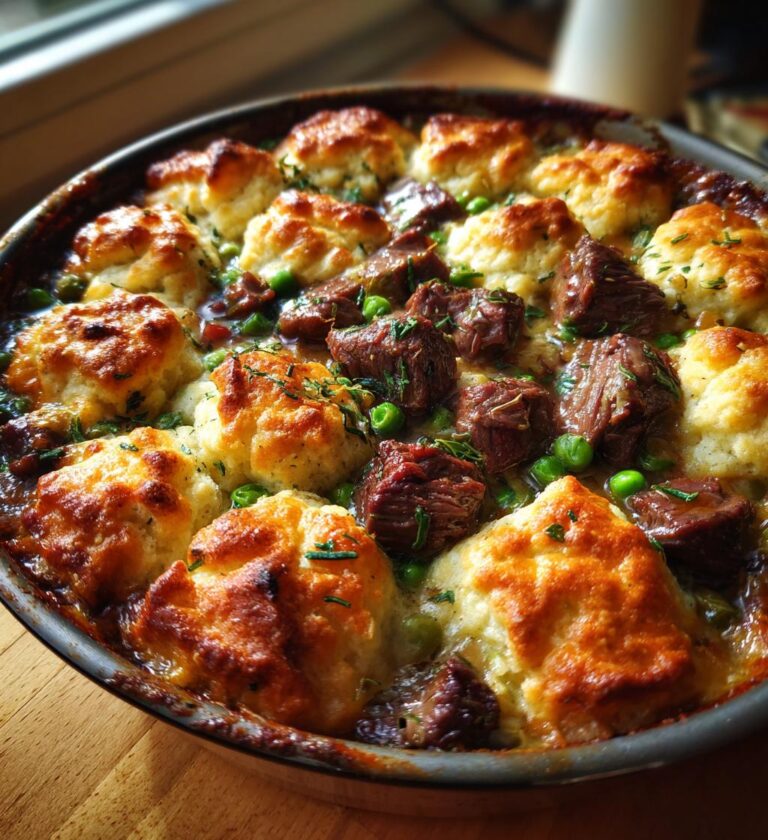 Braised Beef Cobbler