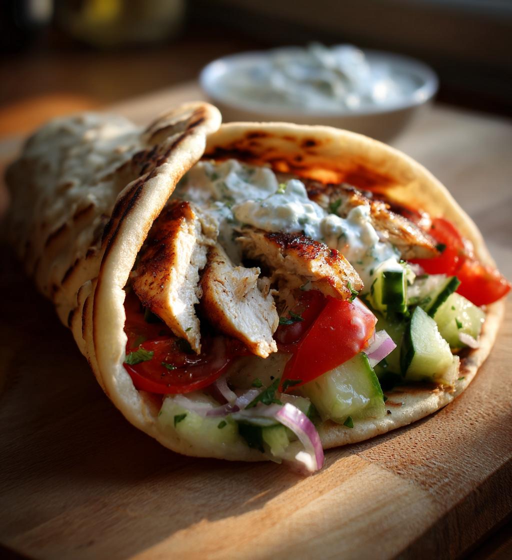 Chicken Gyro Sandwich