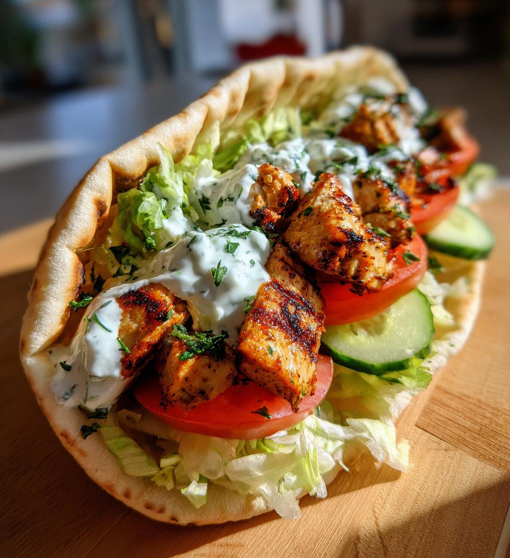 Chicken Souvlaki Sandwich