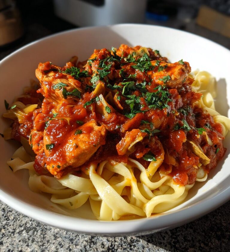 Chicken and Artichoke Puttanesca
