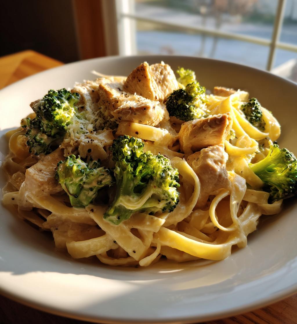 Chicken and Broccoli Alfredo