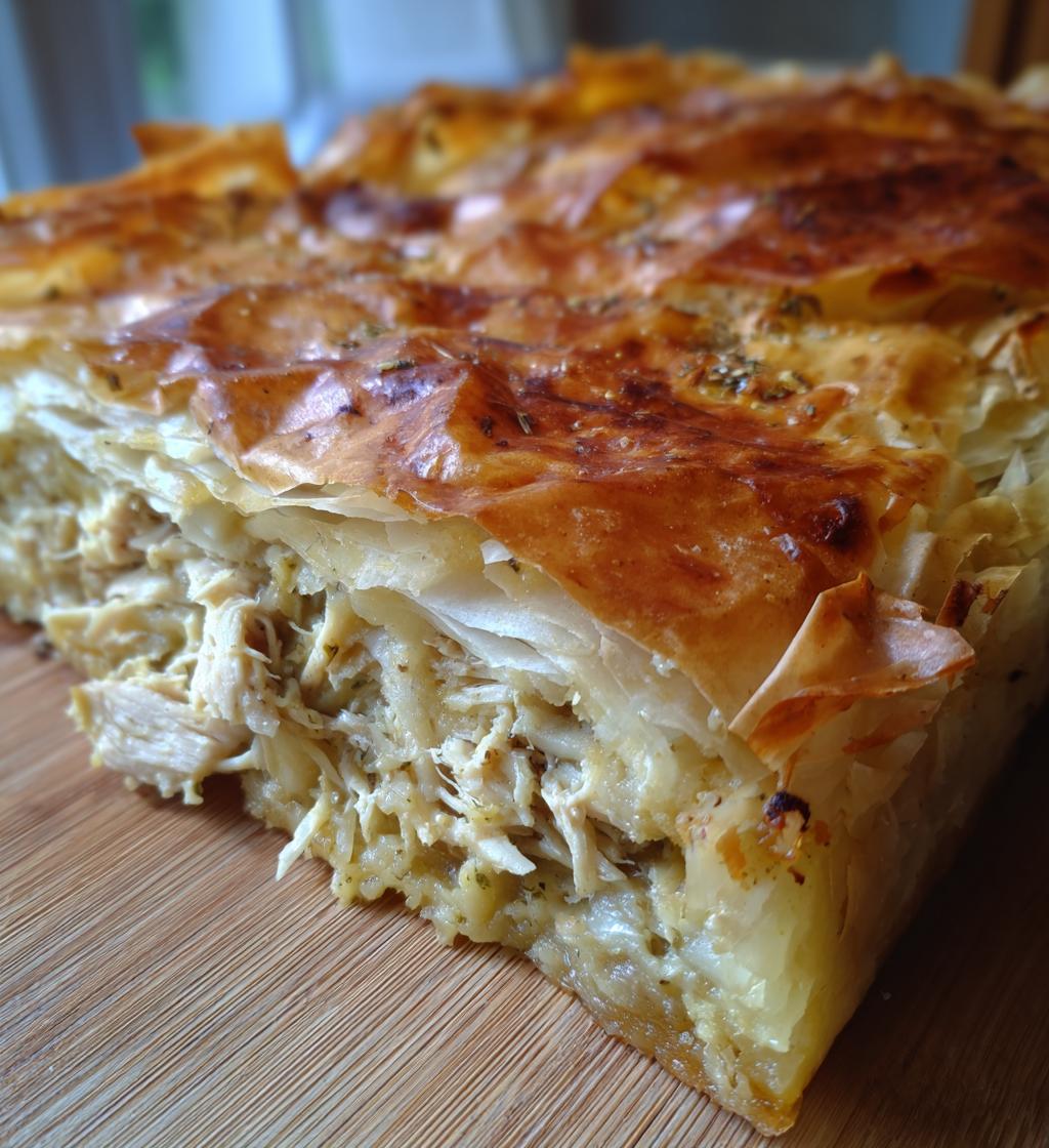 Chicken and Leek Filo Pot Pies