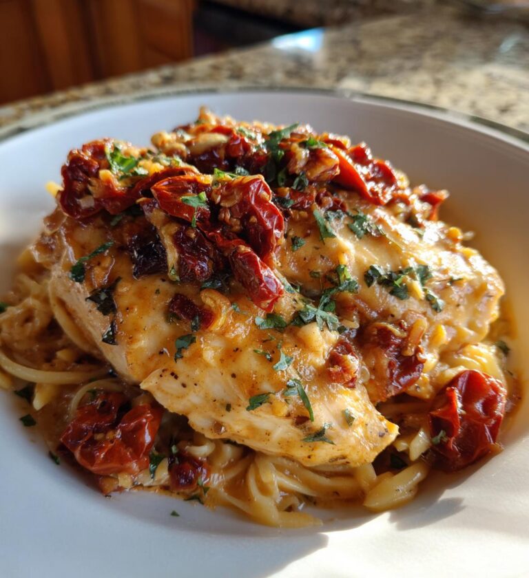 Chicken and Sun-Dried Tomato Puttanesca