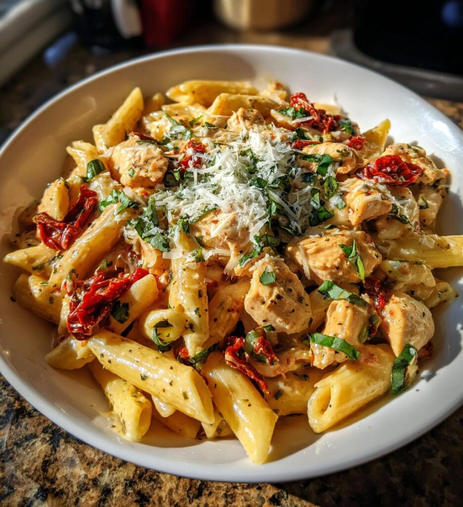 Chicken and Sun-Dried Tomato Vodka