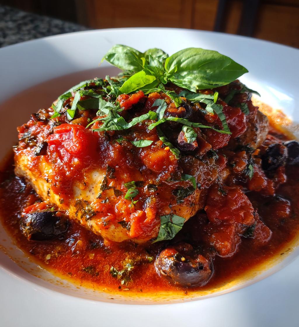 Chicken and Tomato Puttanesca