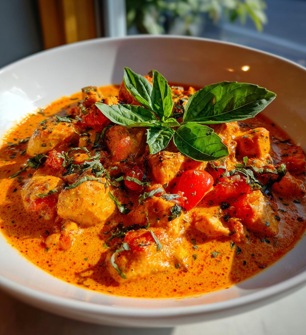Chicken and Tomato Vodka
