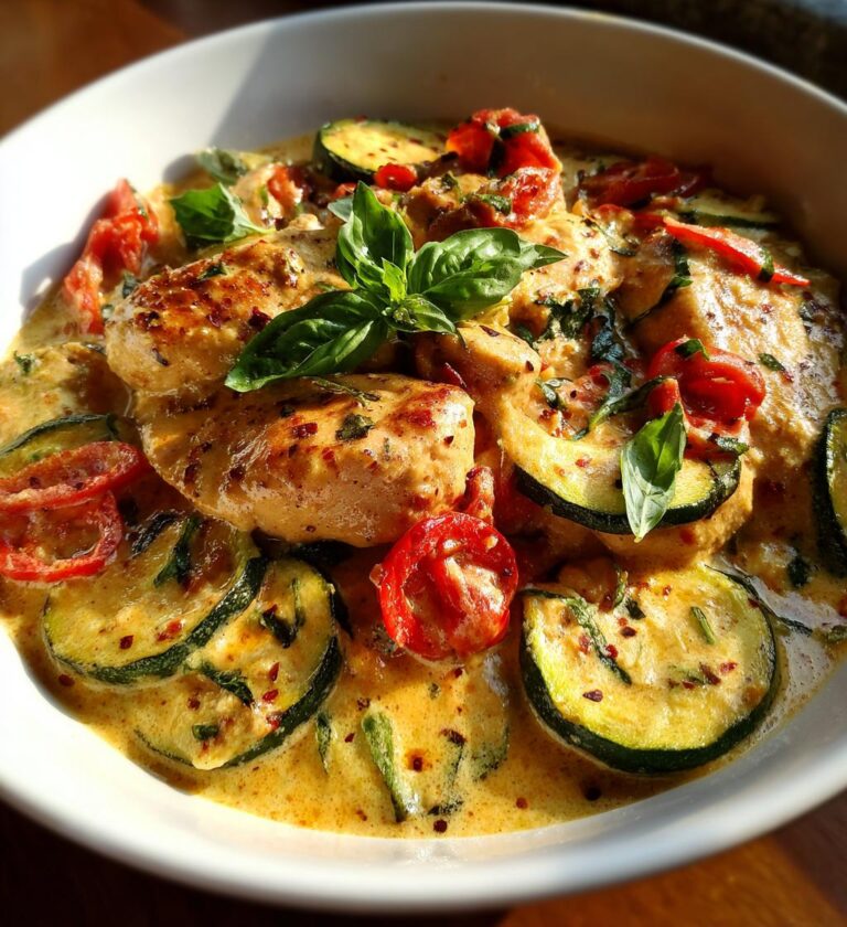 Chicken and Zucchini Vodka
