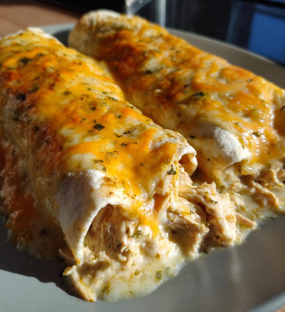 Creamy Chicken Enchiladas