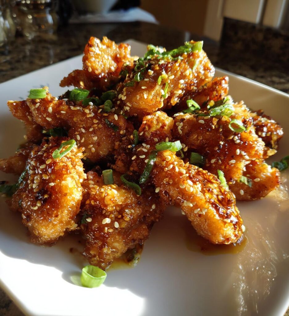 Crispy Sesame Lemon Chicken