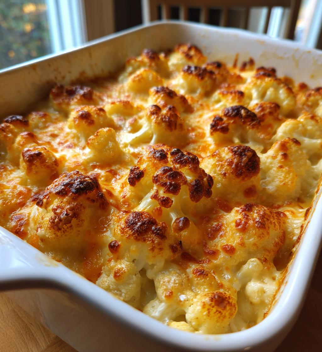 Easy Cauliflower Cheese