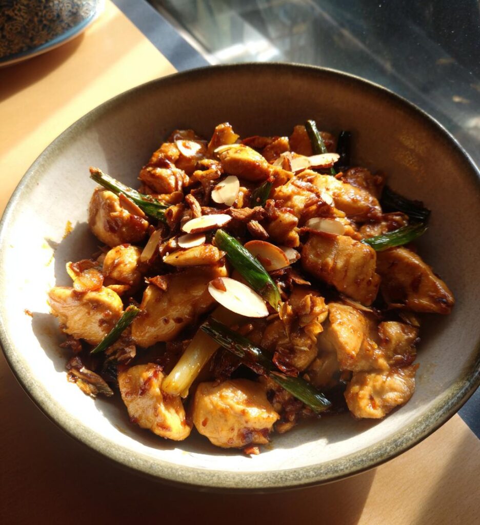 Ginger Chicken with Almonds
