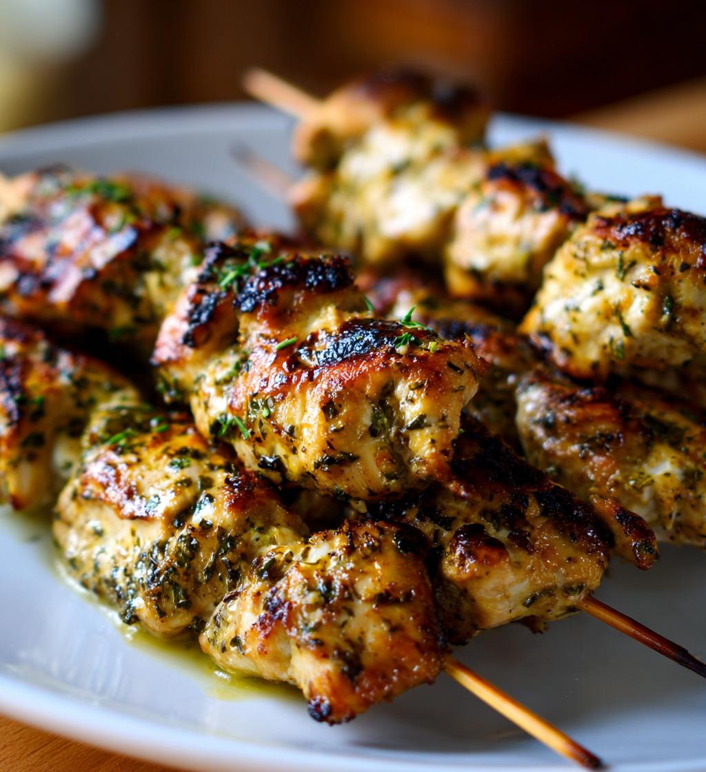 Greek Chicken Skewers
