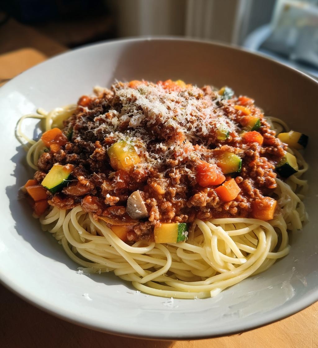 Homemade Bolognese with Loads of Veg